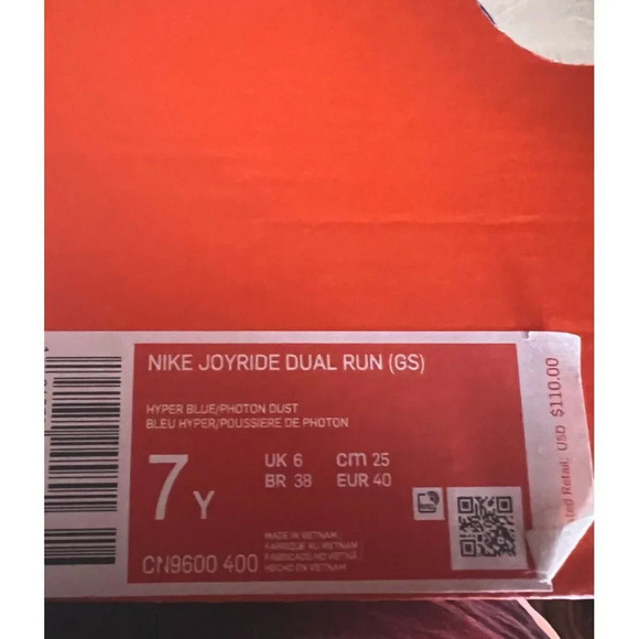 Nike Joyride Dual Run GS Shoes Hyper Blue Photon Dust CN9600-400 NEW Size 7 - Picture 10 of 10